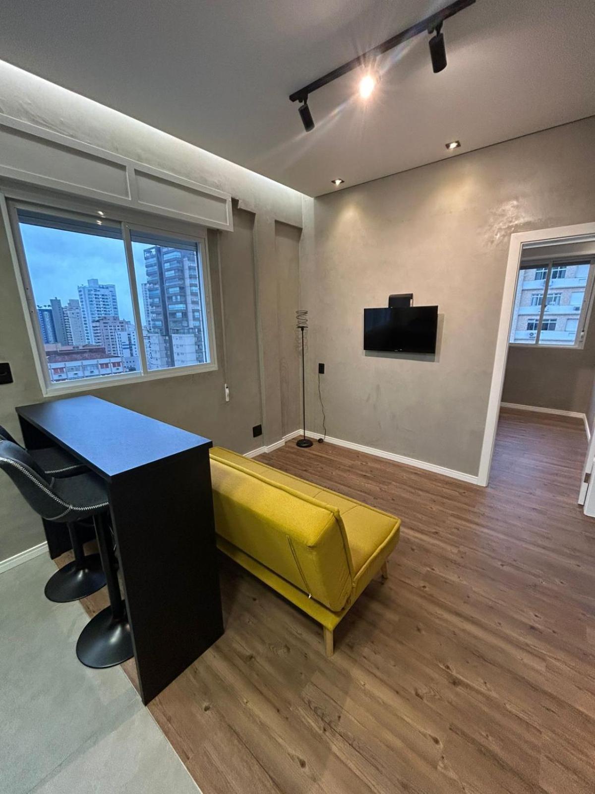 Apartamento Frente A Praia Do Embare Santos Kültér fotó