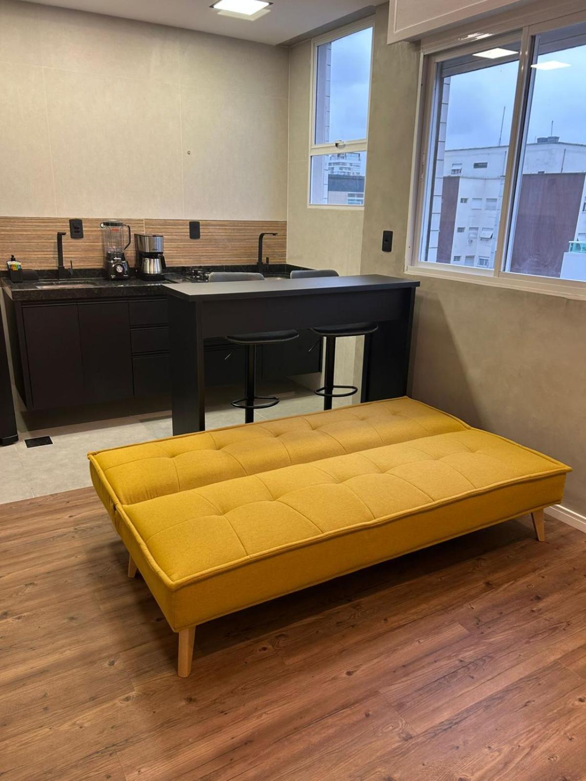 Apartamento Frente A Praia Do Embare Santos Kültér fotó