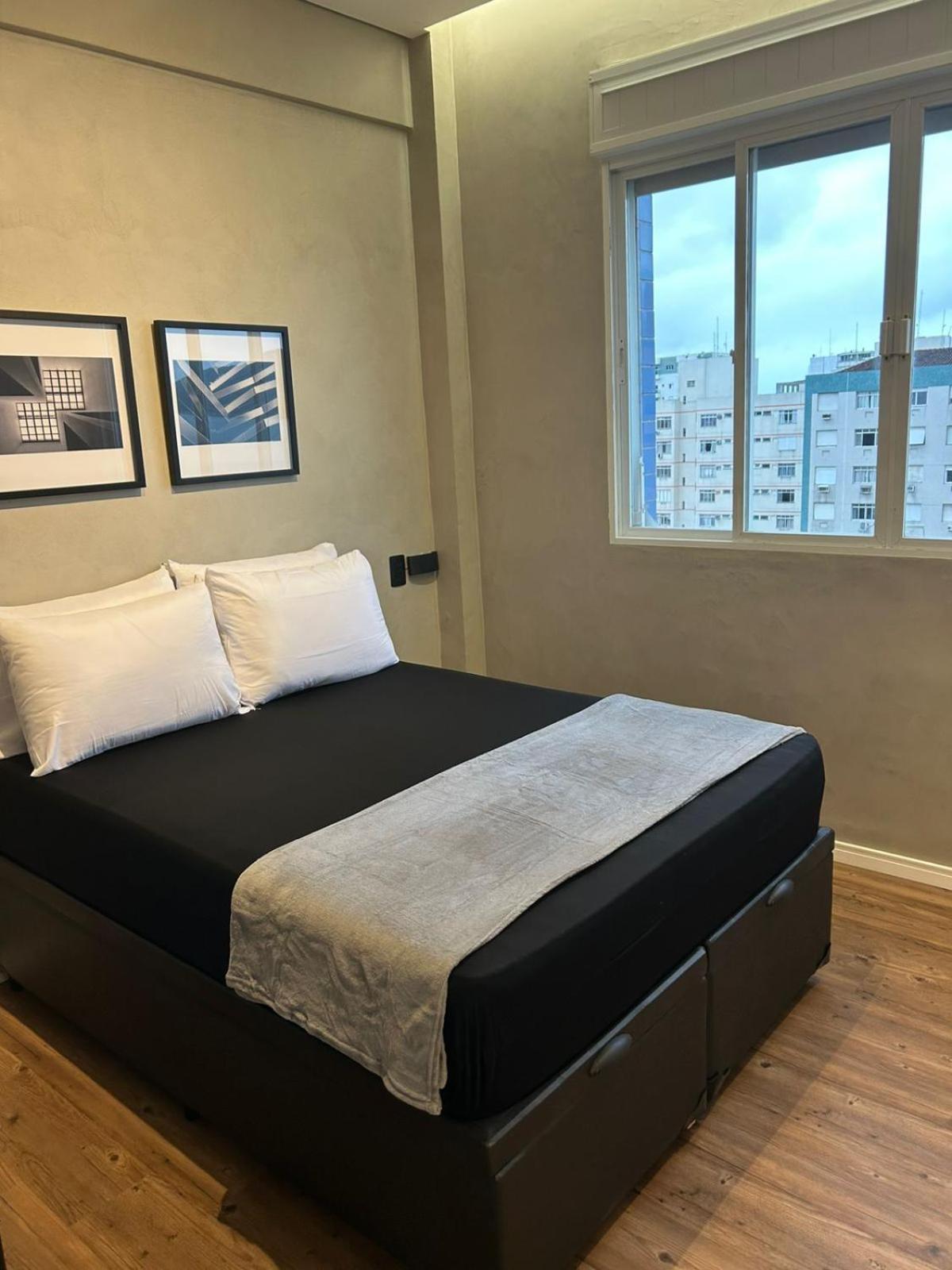 Apartamento Frente A Praia Do Embare Santos Kültér fotó