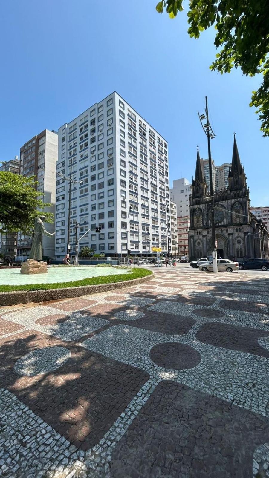 Apartamento Frente A Praia Do Embare Santos Kültér fotó