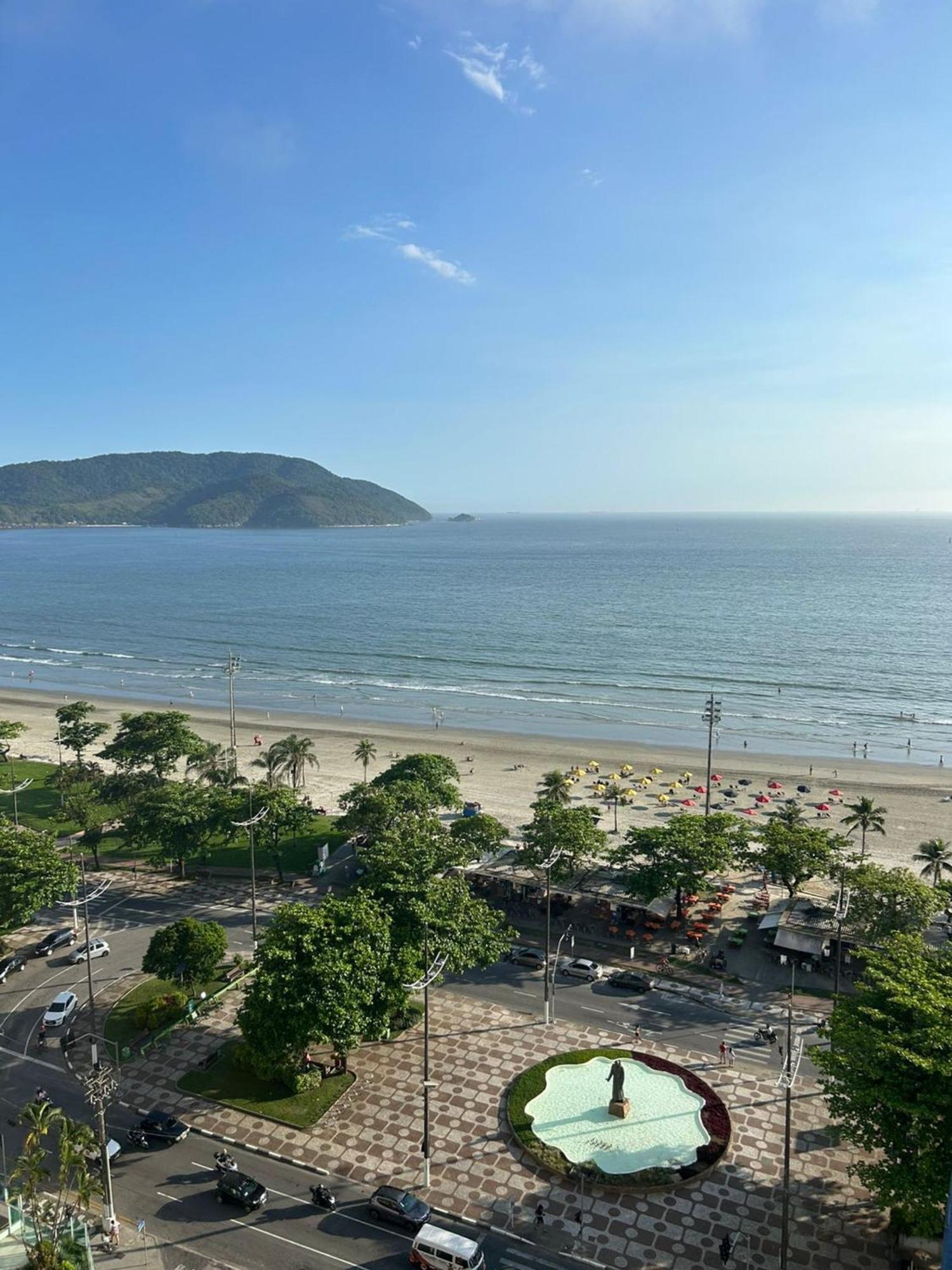 Apartamento Frente A Praia Do Embare Santos Kültér fotó