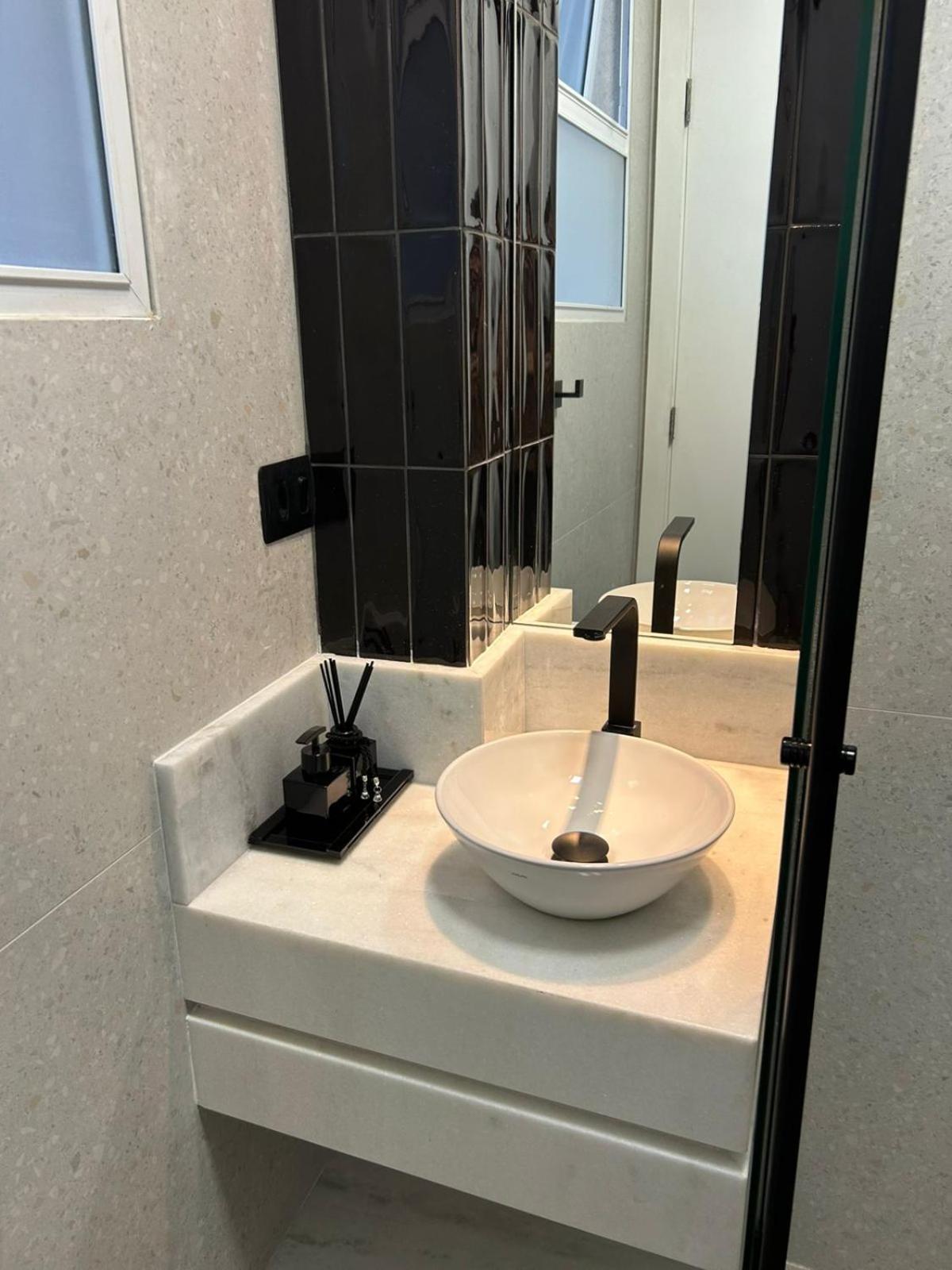 Apartamento Frente A Praia Do Embare Santos Kültér fotó