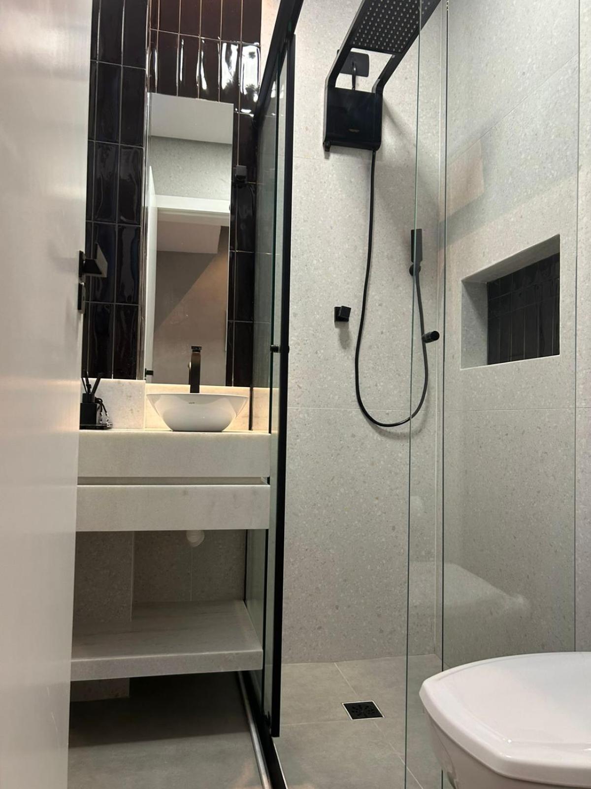 Apartamento Frente A Praia Do Embare Santos Kültér fotó