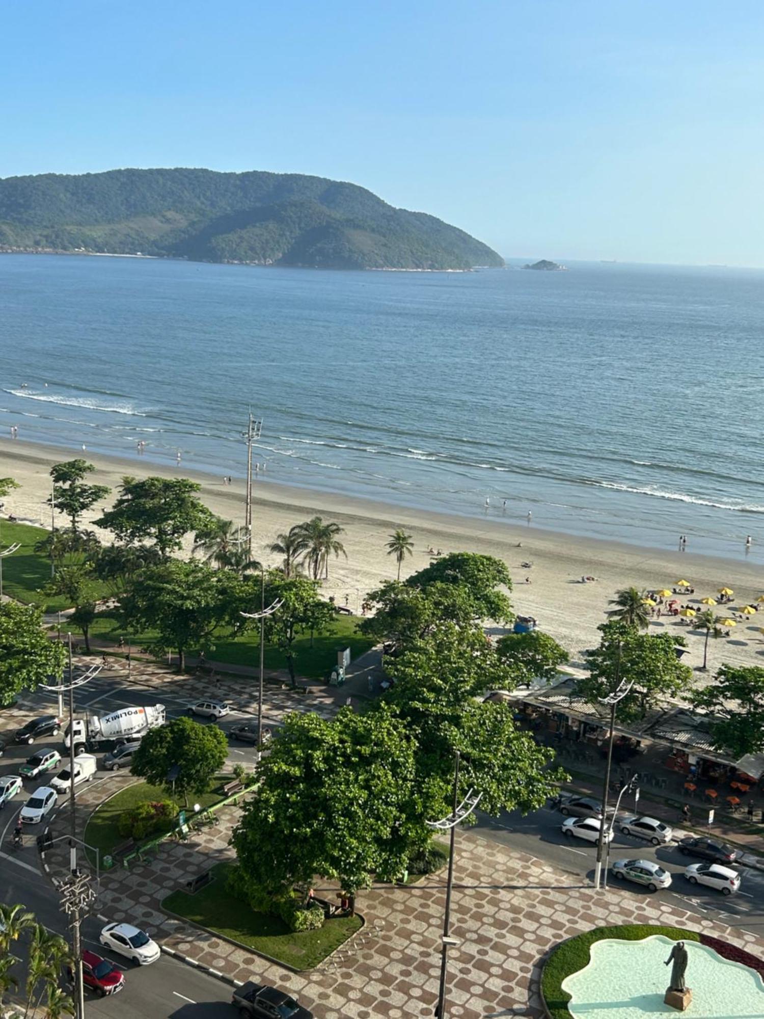 Apartamento Frente A Praia Do Embare Santos Kültér fotó
