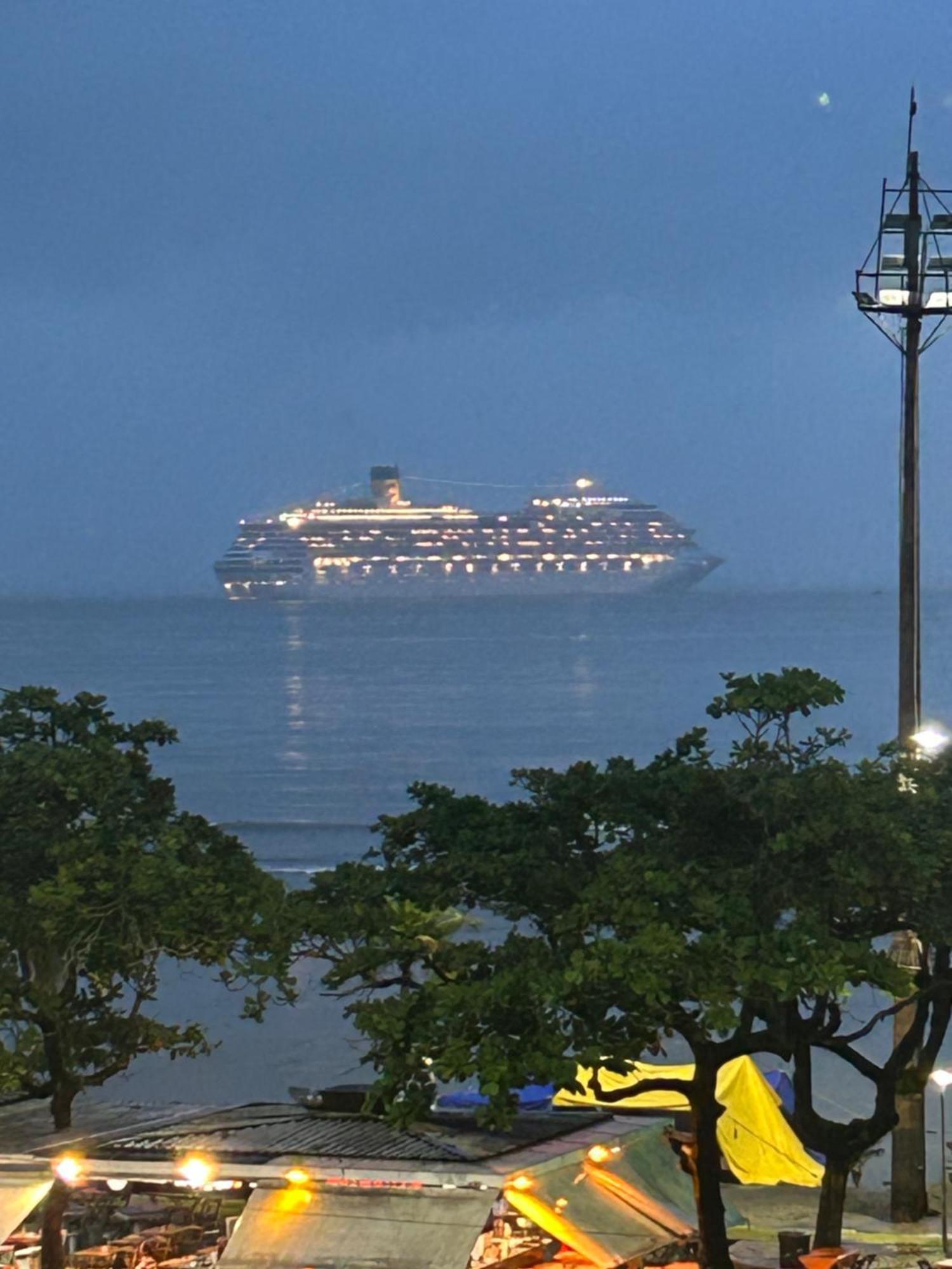 Apartamento Frente A Praia Do Embare Santos Kültér fotó