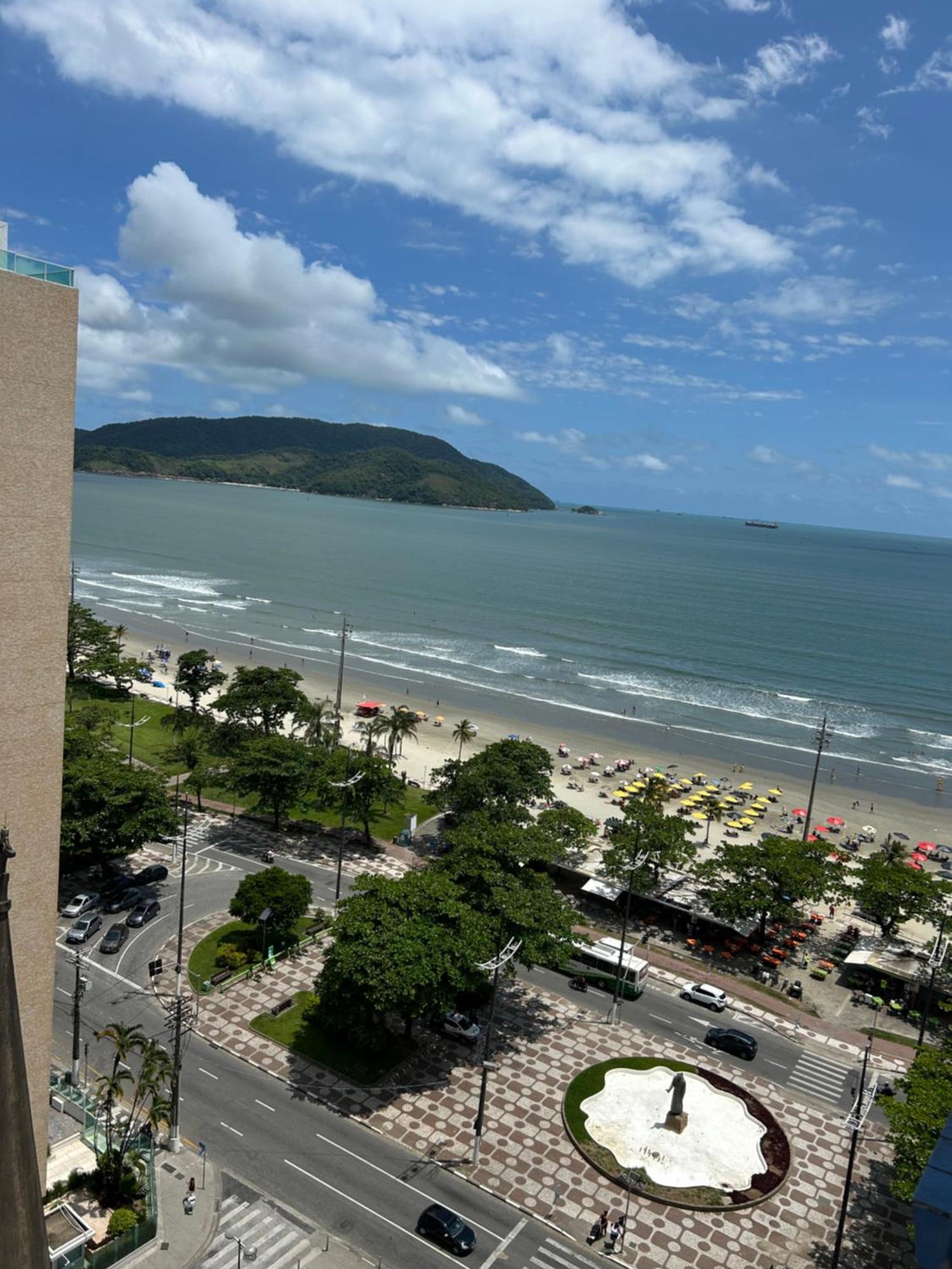 Apartamento Frente A Praia Do Embare Santos Kültér fotó